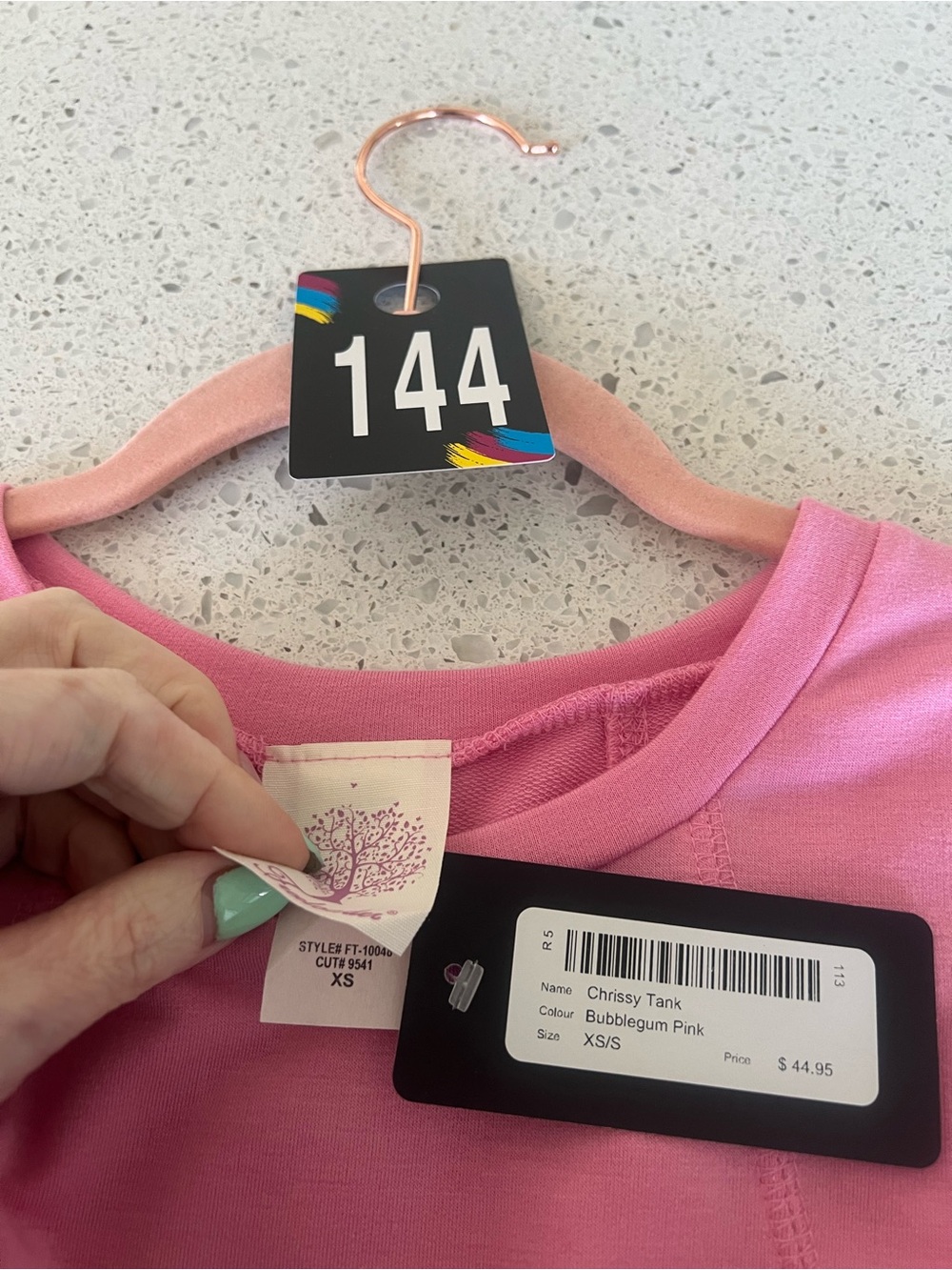 Chrissy Tank by Silver Icing (NWT) 🍒2 for $30🍒*Bubblegum Pink* XS/S - Picture 6 of 8